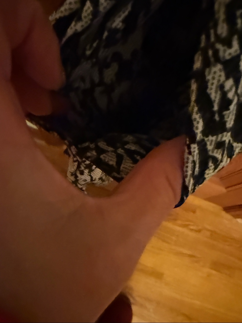Sleeveless Black and White V-Neck Wrap Romper - Picture 3 of 5